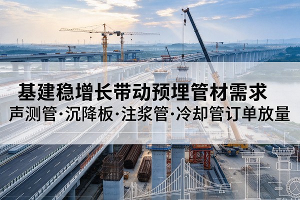 孟村基建稳增长带动预埋监测管材需求，声测管、沉降板、注浆管订单持续放量